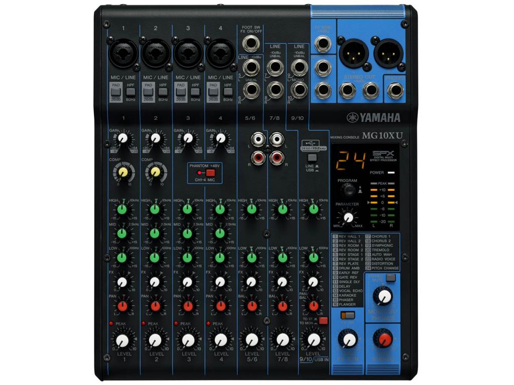 [MG10-XU] MIXER YAMAHA 10 CANALI USB CON EFFETTI