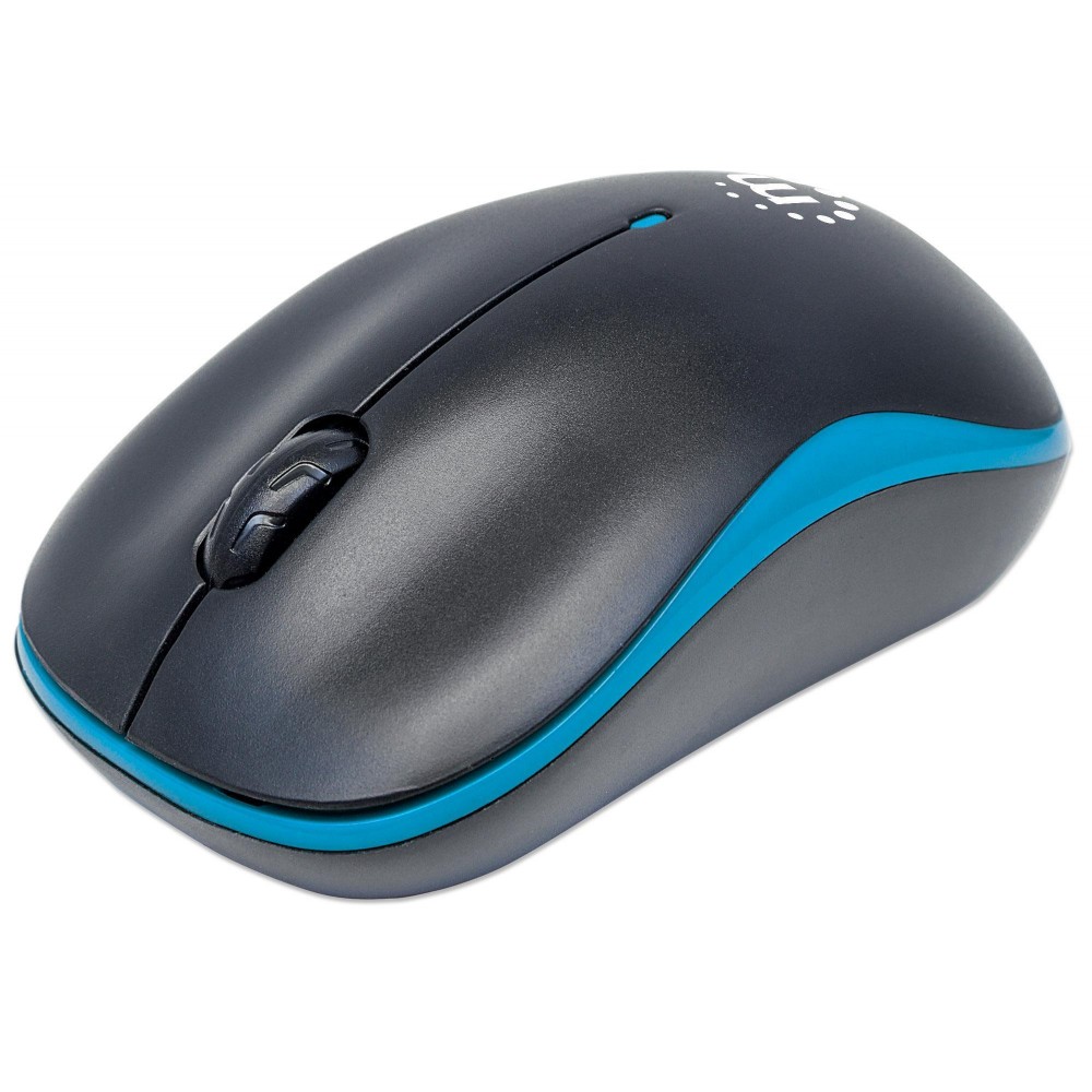 [179416] Mouse Ottico Wireless con Micro Ricevitore USB 1000dpi Nero