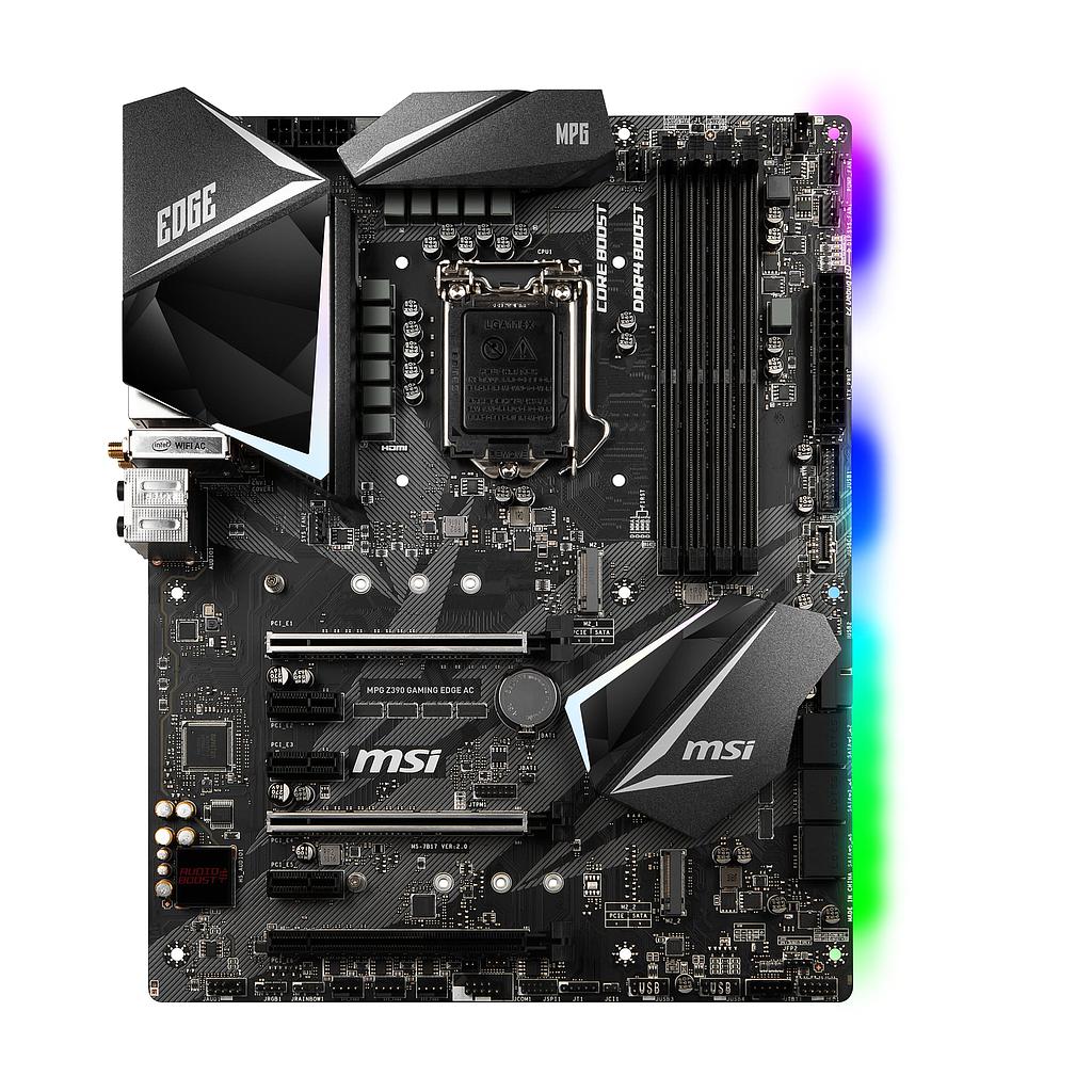 MSI MB MPG Z390M GAMING EDGE AC MATX LGA1151 64GB DDR4 PERFORMANCE GAMING