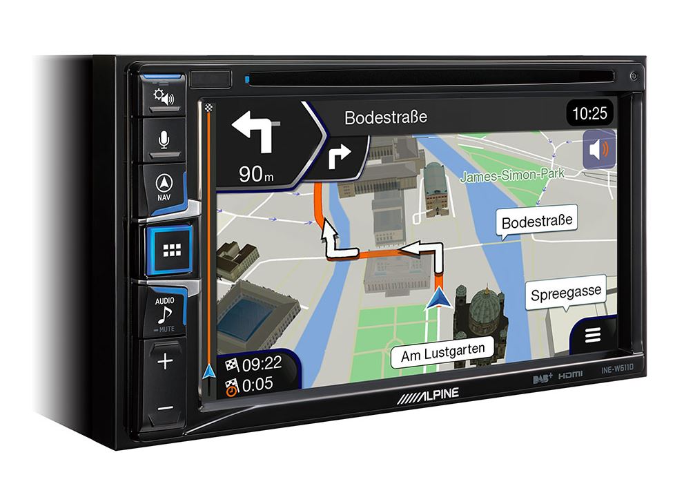 Navigatore Alpine 2 DIN 6,5" INE-W611D