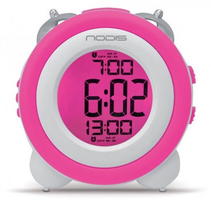 OROLOGIO SVEGLIA CAMPANELLO PINK