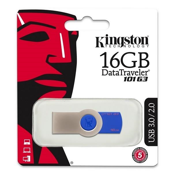 [14723] PEN DRIVE 16GB KINGSTON DT-101G3