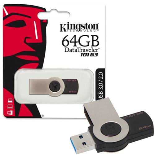 PEN DRIVE 64GB KINGSTON DT-101G3 USB 3.0