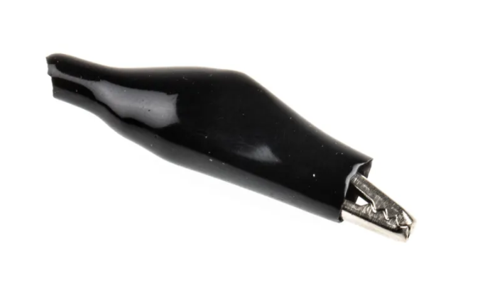 [DST-03801] Pinza a Coccodrillo 39mm - Nero