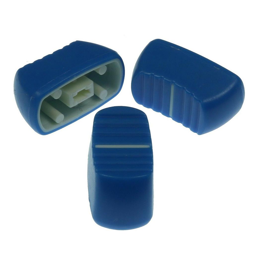 [DST-02878] Pomello ARROTONDATO Manopola a Slitta Azzurro 23x11x11mm