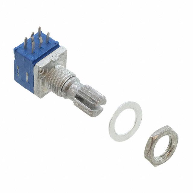 [DST-03671] Potenziometro Lineare 10K 6Pin 2 Moduli con albero dentato