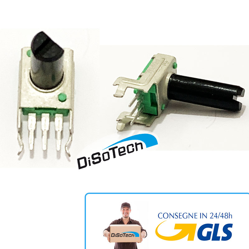 [P090L-02F25BR10K] Potenziometro Lineare 3Pin 10Kohm Altezza 25mm