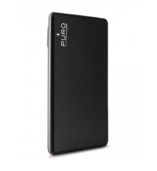[15354] POWER BANK PURO CON CAVO INTEGRATO 3300MAH/1A BLACK
