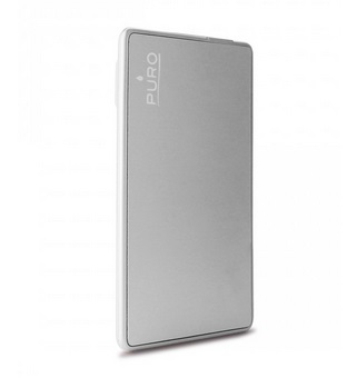 POWER BANK PURO CON CAVO INTEGRATO 3300MAH/1A SILVER