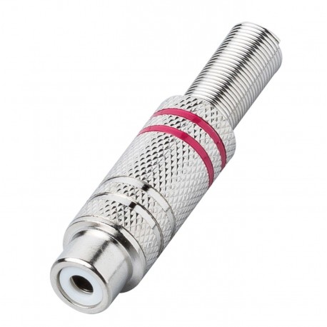 [295015] PRESA RCA METALLO ROSSO