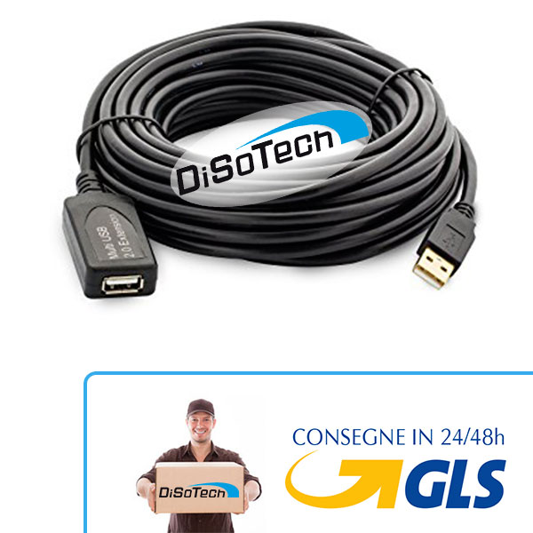 [G539554] Prolunga USB 2.0 Attiva da 10M