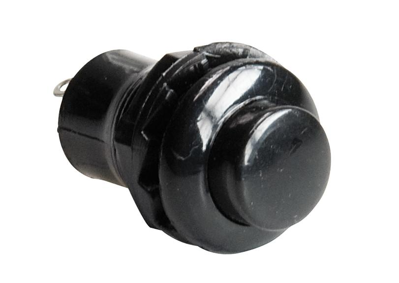 Pulsante nero 3A NA