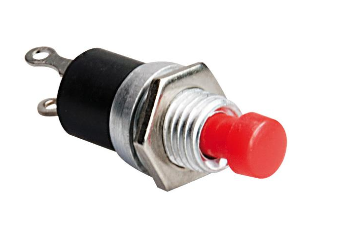 [34.00950] Pulsante rosso 1A NA SPST-NO 1A/250VAC OFF-(ON)