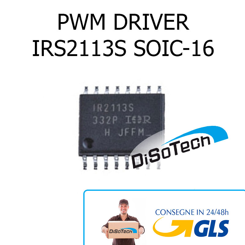 PWM Driver 16Pin IRS2113S SOIC-16 Half-Bridge DLM4000A