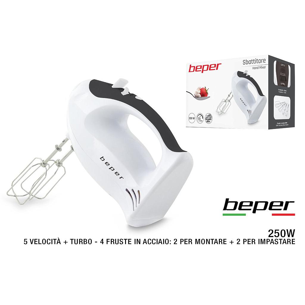 [BEPBP.302] SBATTITORE 250W FRUSTE IN ACCIAIO BEPER
