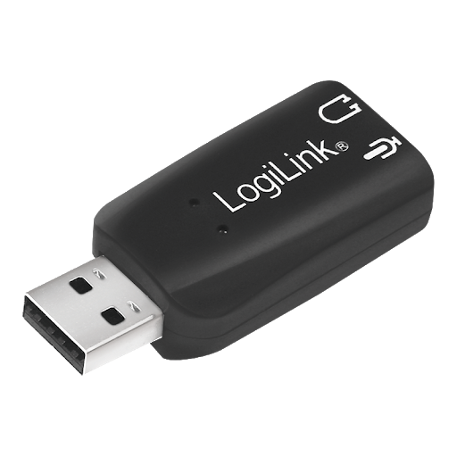 Scheda Audio Usb 2.0 SoundCard 5.1 Virtual 3D Soundeffekt Logilink