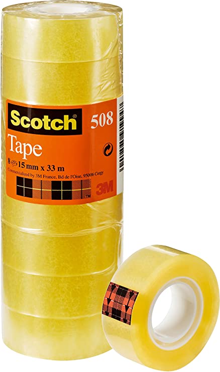 Scotch® Nastro 508 Trasparente 15 mm x 33 m
