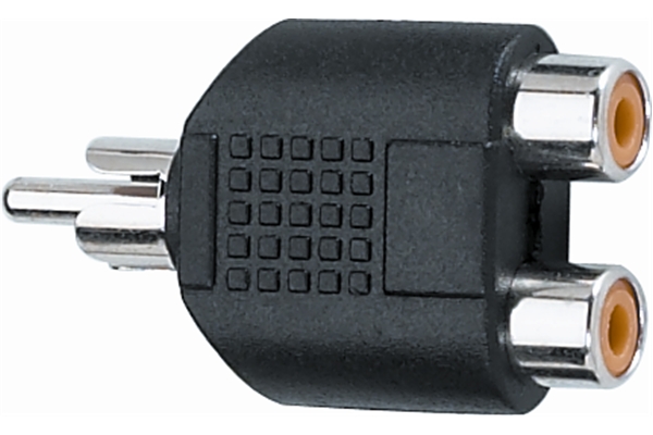Adattatore audio 2 RCA femmina / RCA maschio QuikLok
