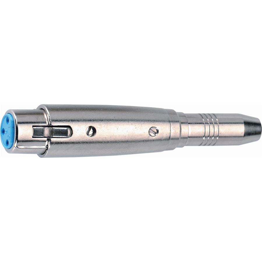 Adattatore audio Canon XLR femmina 3 poli / Jack 6.3 mm stereo femmina QuikLok
