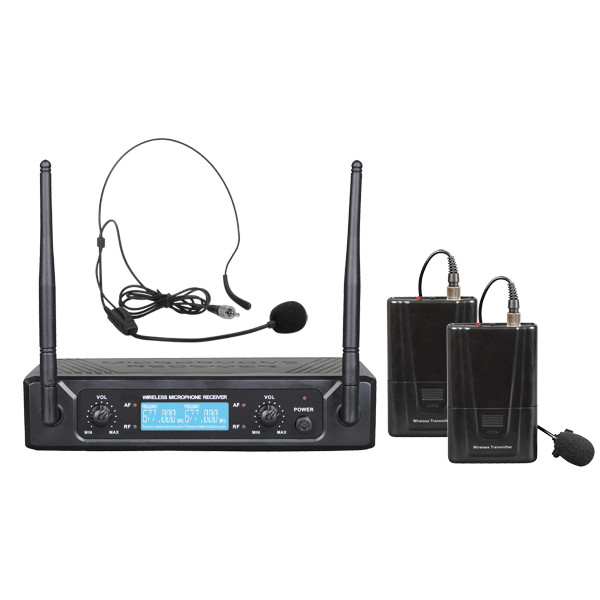 [TXZZ522] Set doppio radiomicrofono UHF 675,30/695,30