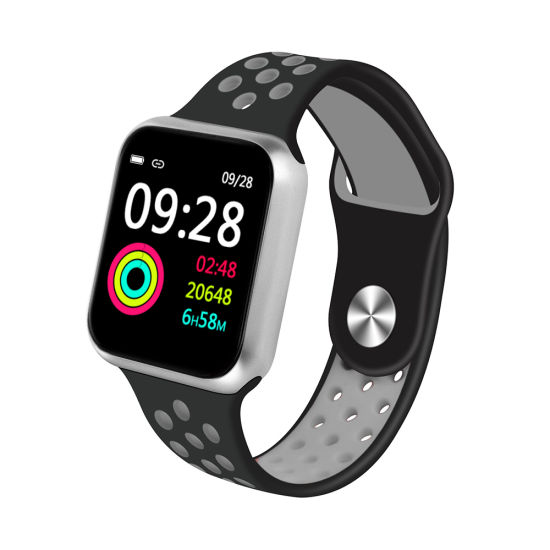 [SWCSQRWH-BK] SmartWatch Square Full Touch blACK