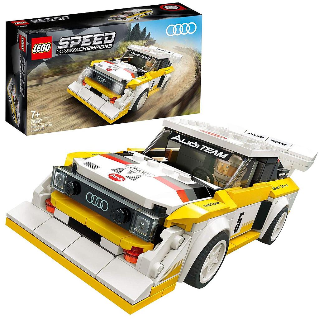 [LE76897] Speed Champions 1985 Audi Sport quattro S1 con Minifigure