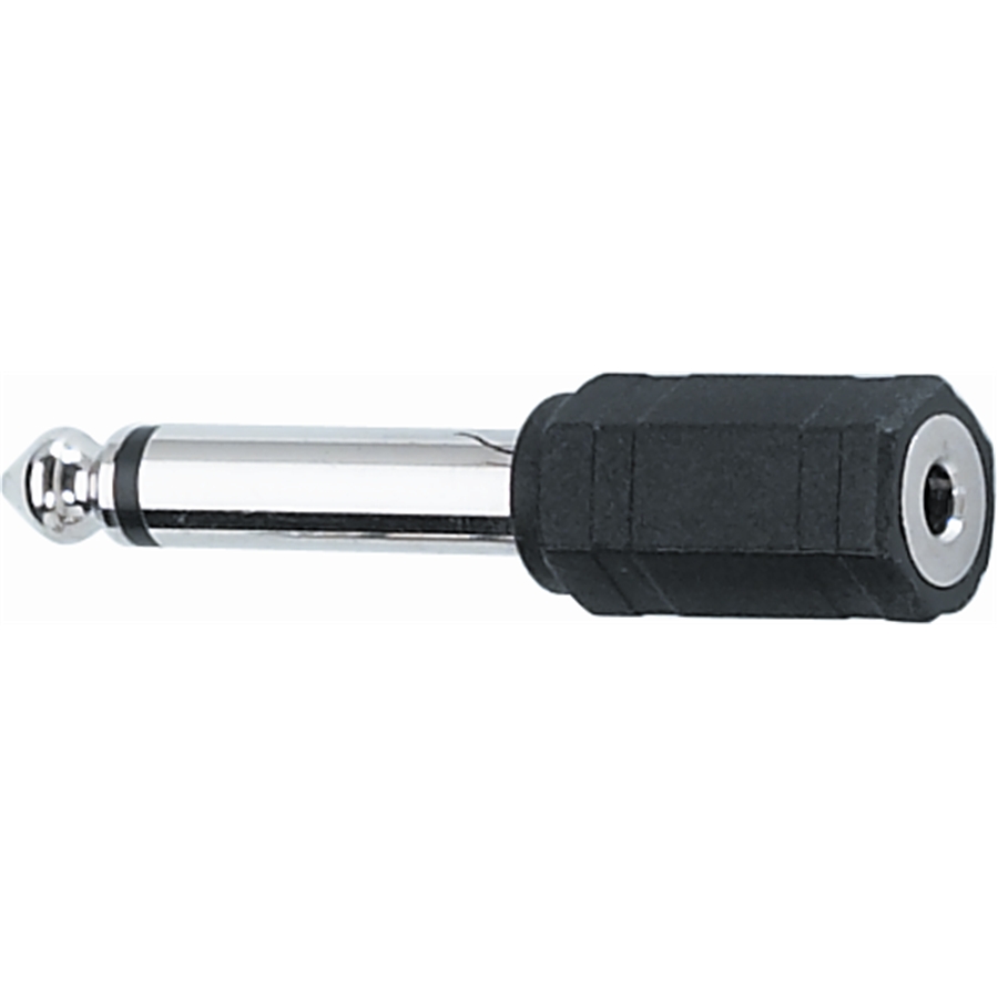 Adattatore audio Jack 6.3 mm mono Maschio / Jack 3.5 mm mono Femmina QuikLok
