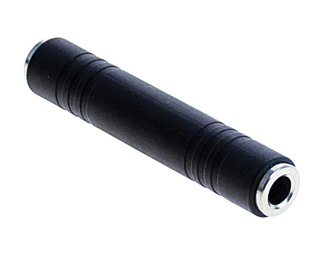 Adattatore audio Jack 6.3mm stereo femmina / Jack 6.3 mm stereo femmina