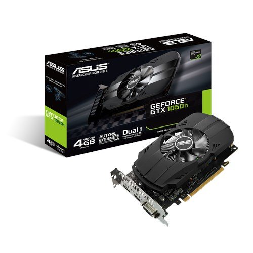 [90YV0A70-M0NA00] SVGA ASUS NVIDIA GTX1050TI 4GD5 4GB GDDR5 128BIT DVI+HDMI+DP PCI-E 3.0