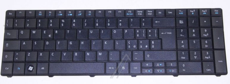 Tastiera compatibile KB.I170A.158 per Acer Aspire 5742G layout italiano
