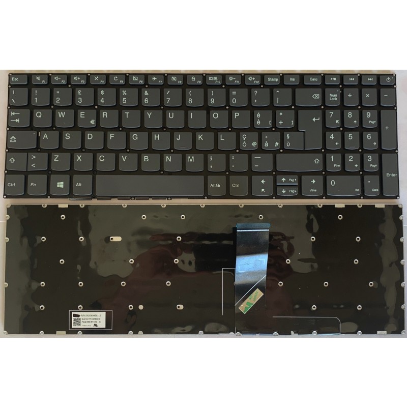 Tastiera italiana compatibile con Lenovo V145-15AST 81MT / V155-15API 81V5