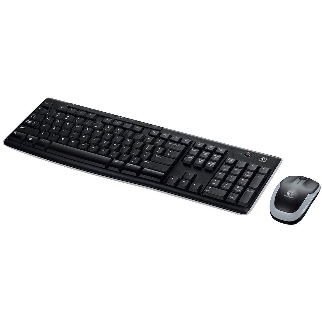 [MK270] TASTIERA E MOUSE CORDLESS LOGITECH RETAIL MK270