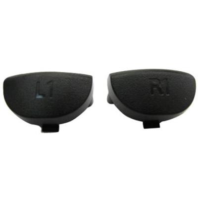 [DST-03604] Tasti NERI in plastica R1 + L1 per Controller Joystick Play Station 4 PS4