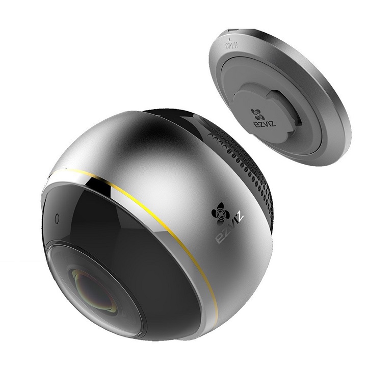 [CS-CV346-AO-7A3WFR] Telecamera Ezviz Mini Pano 360° 3Mpx Wi-fi con sd fino a 128GB Infrarossi fino a 7,5mt