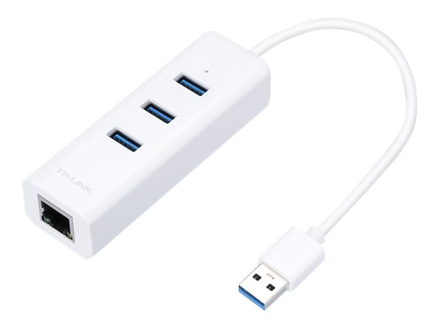 [UE330] Adattatore Gigabit Ethernet Tp-Link USB 3.0 / Lan RJ45 con 3 porte USB 3.0