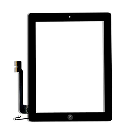 Touch Screen + Tasto Home per iPad 4 A1458 - Nero