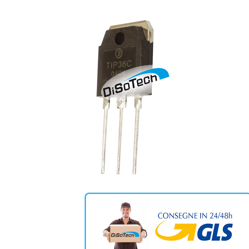 Transistor PNP TO-3P TIP36C 100V 25A