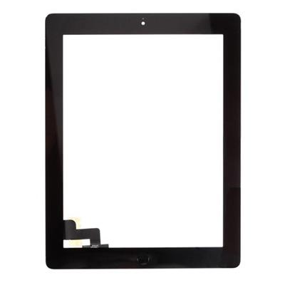 VETRO TOUCH SCREEN PER APPLE IPAD2 NERO COMPATIBILE COMPATIBILE COMPLETO DI FLAT TASTO HOME E TASTO ESTERNO