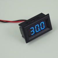 [volt-dig-blu] Voltmetro con display digitale a pannello colore BLU