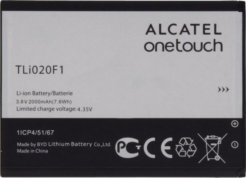 [TLI020F1] Alcatel Batteria originale TLI020F1 per IDOL MINI 2 S 2000mAh