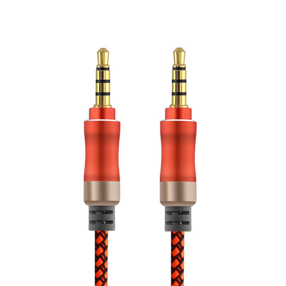 Cavo Jack Jack 3,5mm 4 poli HQ 1,5mt Rosso