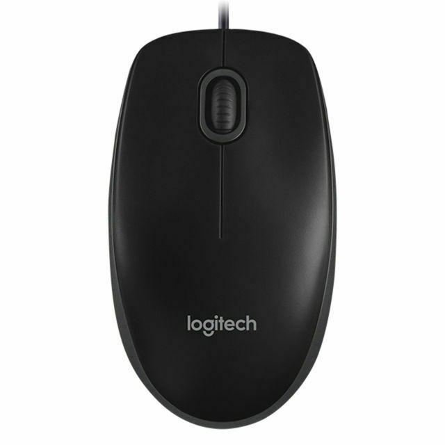 Mouse Logitech USB Optical B100 - Nero