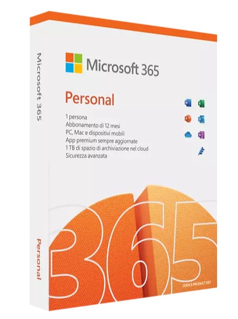 [QQ2-01428] Licenza MICROSOFT OFFICE 365 PERSONAL 1 ANNO WIN/MAC MAX 5 DISPOSITIVI