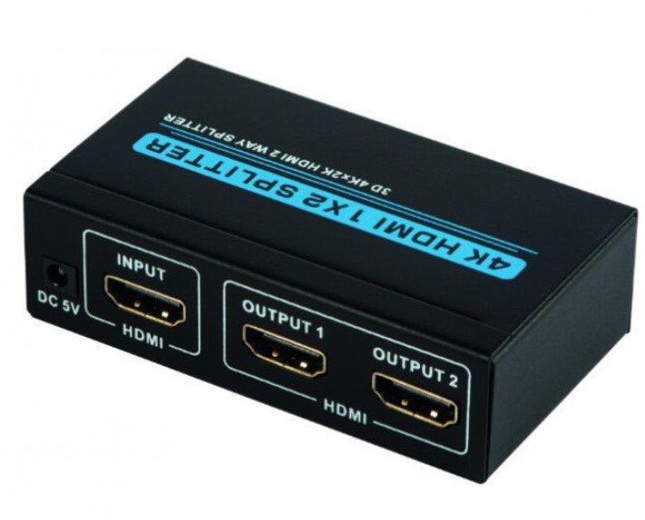 [DST-04748] Splitter HDMI 2VIE 1X IN - 2X OUT CON ALIM.