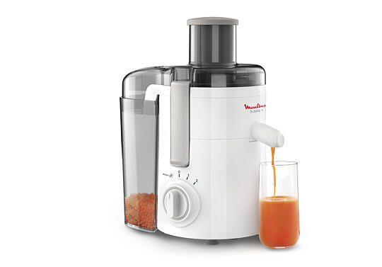 [JU3701] MOULINEX CENTRIFUGA 300W  Frutelia + Centrifuga Ampia Apertura 2 Velocità e Modalità Pulse BIANCO