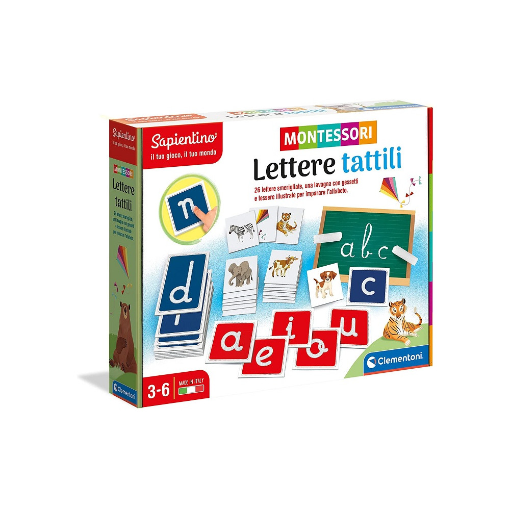 [CL16358] Sapientino Lettere Tattili Montessori