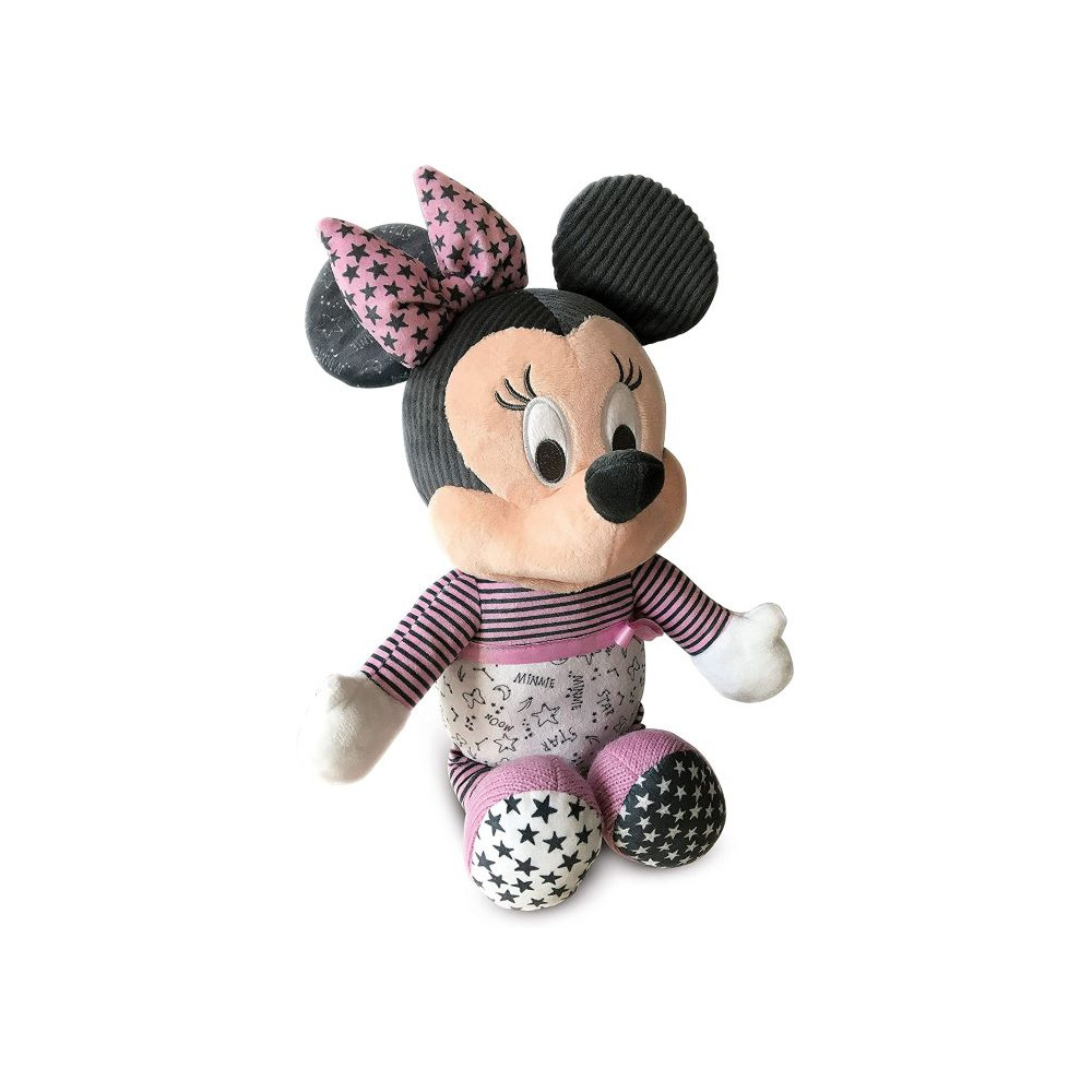 [CL17395] Disney Baby Minnie Goodnight Plush Peluche interattivo Nanna luci e Melodie 100% Lavabile