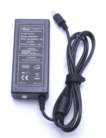 Alimentatore Compatibile 19V 3.16A 60W per Tv LG