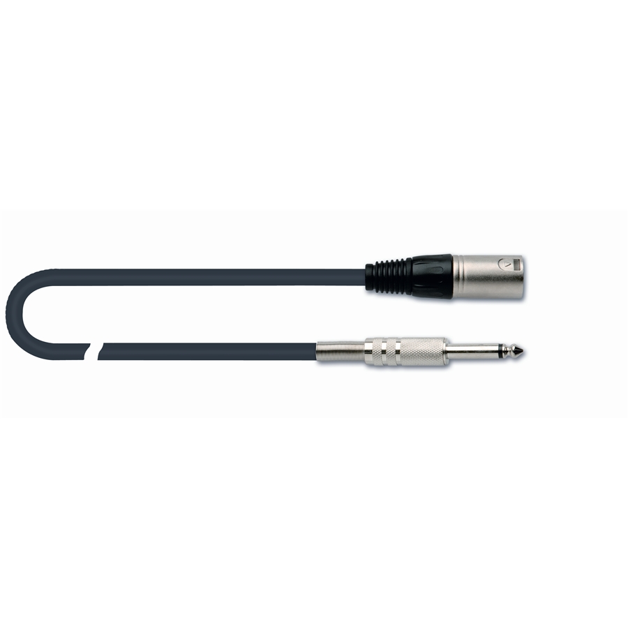 [30.02017] CAVO XLR MASCHIO - JACK MONO 6.3mm 3M MX/779-3 QUIK LOCK