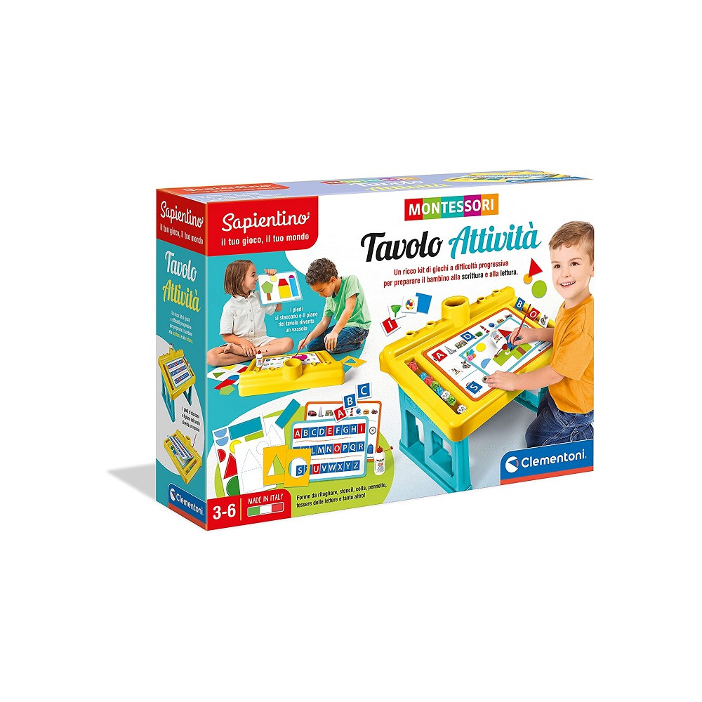 Clementoni Sapientino Tavolo attività Banchetto Montessori